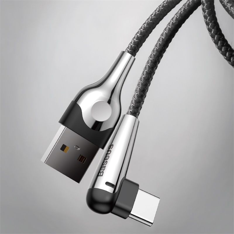 Кабель Baseus MVP USB-A - USB-C, оплетка, 3A, цвет - чёрный, длина - 1м от prem.by 